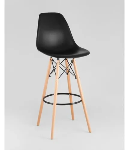 Стул EAMES барный черный. Сидение.
+
Стул EAMES барный. Каркас деревянный.