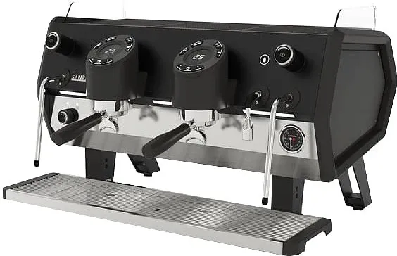 Кофемашина Sanremo D8 2 высокие гр, Подсветка групп+Cold Touch, черная