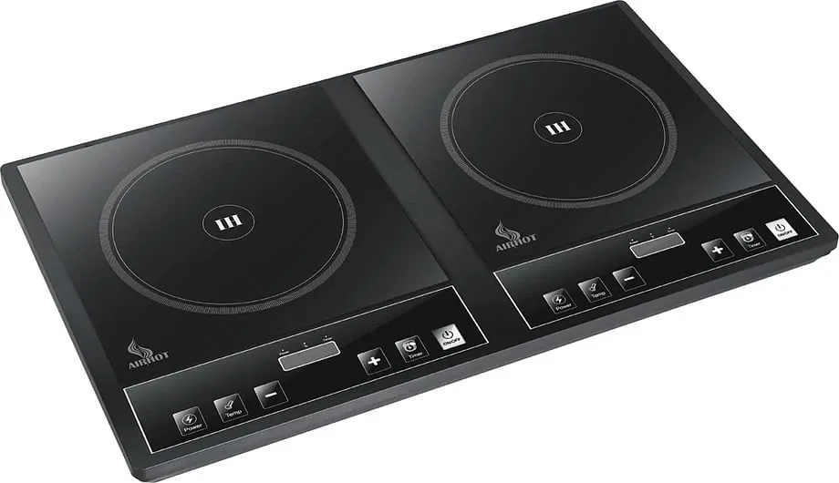 ПЛИТА ИНДУКЦИОННАЯ AIRHOT IP3500 D SLIM ДВУХКОНФОРОЧНАЯ