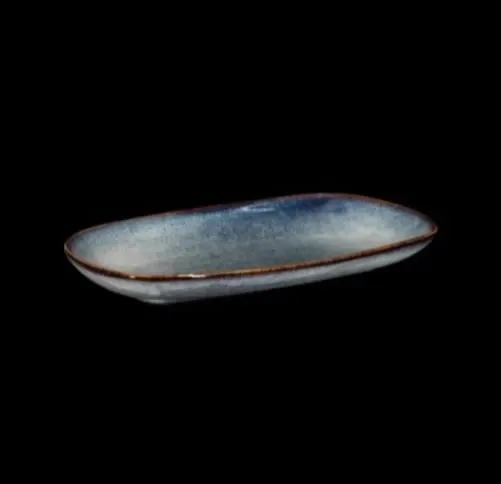 БЛЮДО овальное 10"х4,9"  254х125мм, синий "Corone Celeste" [HL900630]