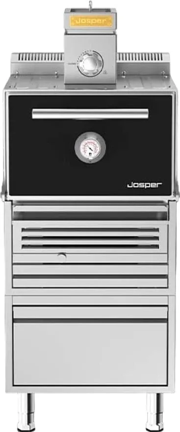 ГРИЛЬ-ПЕЧЬ JOSPER HJX-PRO-S80-TD NC СО СТОЛОМ-ПОДСТАВКОЙ С ЯЩИКОМ