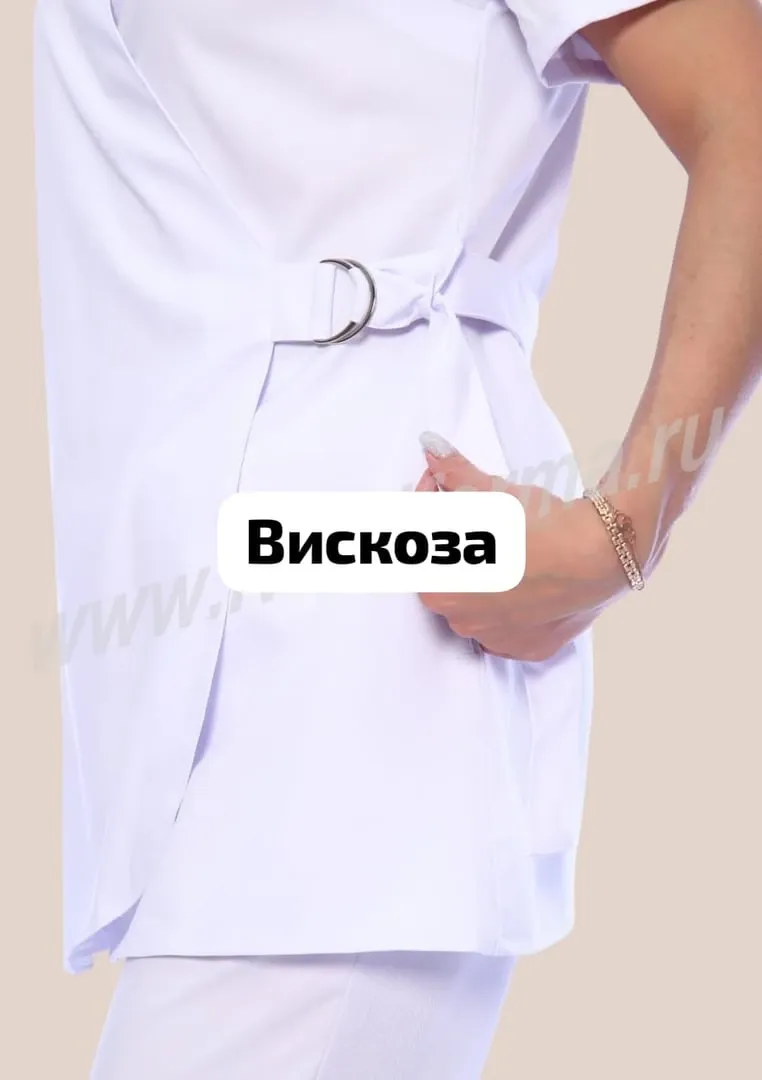 Блуза женская Алира вискоза белая