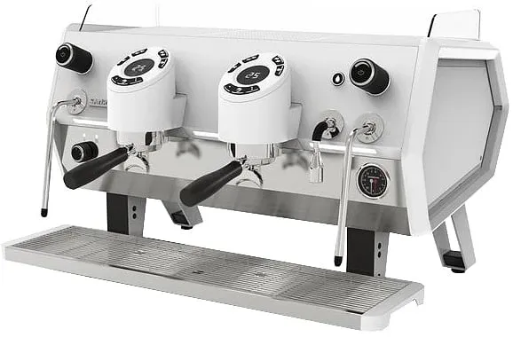 Кофемашина Sanremo D8 2 высокие гр, Подсветка групп+Cold Touch, Total White, белая