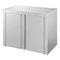 Полка ПЗК-С- 600.420.640-02-Р (ПЗК-600) 600х420х640 мм, AISI 430, двери распашные