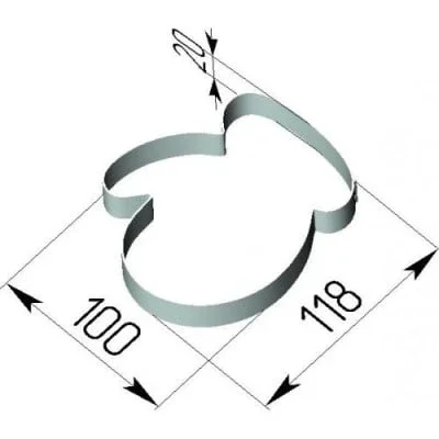 Варежка 118х100х20 (0,8н/ж), шт