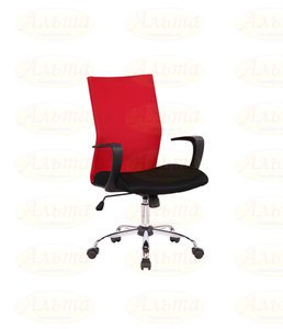 Кресло офисное TopChairs Balance, красное