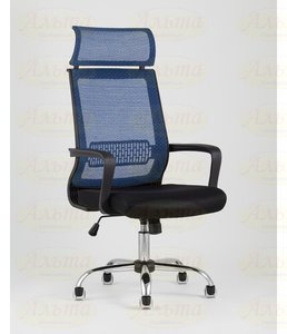 Кресло офисное TopChairs Style, голубое