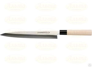 Нож Yanagiba 12'' 300мм Sakura Luxstahl[RS-BMB211, 212] кт1755