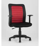 Кресло офисное TopChairs Blocks, красное