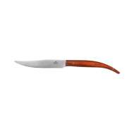 Нож для стейка 4" 105мм без зубцов, коричн. ручка "Luxstahl" кт2534