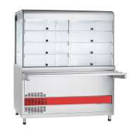 Прилавок-витрина холодильный ПВВ(Н)-70 КМ-С-01-НШ Abat