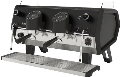 Кофемашина Sanremo D8 2 высокие гр, Подсветка групп+Cold Touch, черная