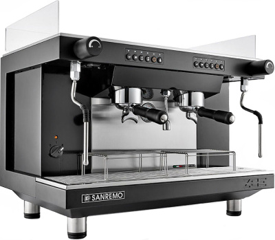 Кофемашина Sanremo Zoe SAP (полуавтомат) 2 высокие гр. белая