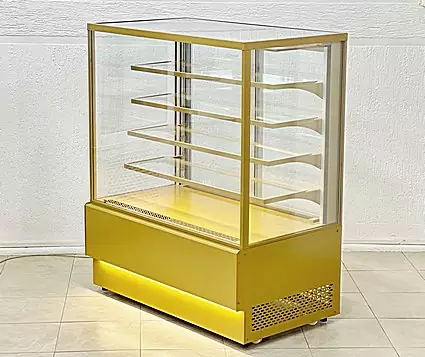 Витрина ВСК-1,2 Белла XL RAL 1036 /+2-8/ в обрешетке