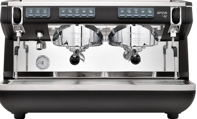 КОФЕМАШИНА РОЖКОВАЯ NUOVA SIMONELLI APPIA LIFE 2 GR V 220V ВЫС.ГР. АВТОМАТ ЧЕРНАЯ