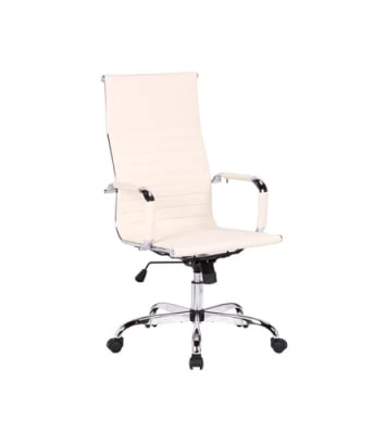 Кресло руководителя TopChairs City, бежевое
