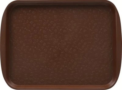 ПОДНОС СТОЛОВЫЙ 330х260 светло-коричневый [MG 83546]