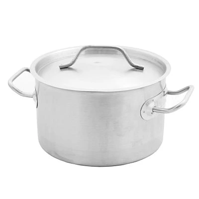 Кастрюля нерж с тройным дном 180х80мм объем  2L с дв.ручками, 101613