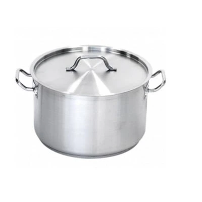 Кастрюля нерж с тройным дном 200х90мм объем 3L с дв.ручками, 101341