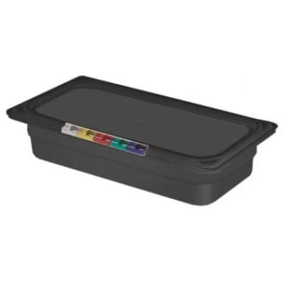 Гастроемкость полипропилен 1/3х2,5'' (65мм) 325х176 черная [422101013] 597