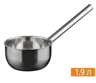 Ковш нерж с длинной ручкой 65см 1.9л б/кр.д=18 AST-002-ДК-18, шт
