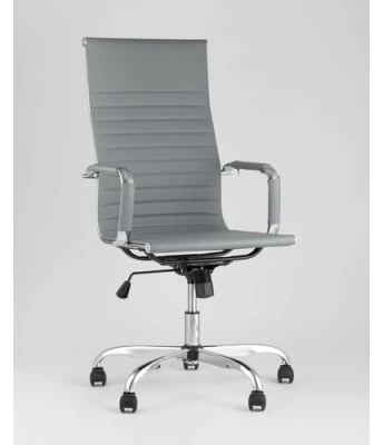 Кресло руководителя TopChairs City , серое