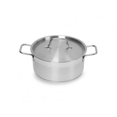 КАСТРЮЛЯ 3л нерж.тройное дно d=215 h=95, ИНДУКЦИЯ, серия "Satin" LUXSTAHL