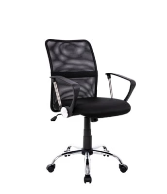 Кресло офисное TopChairs Junior, черное