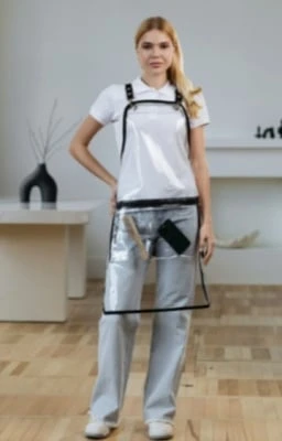 Фартук ПРОЗРАЧНЫЙ с карманом