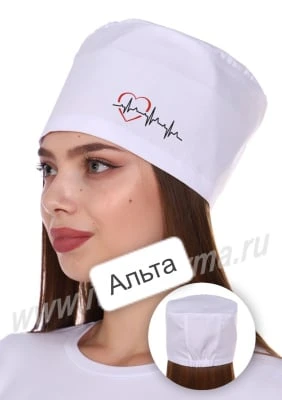 Колпак ТиСи Прямой-резинка белый для всех