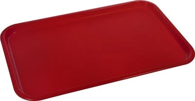 ПОДНОС СТОЛОВЫЙ 530х330 красный ПП [PS Red 4410]