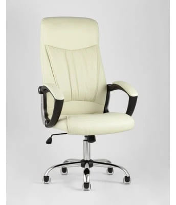 Кресло руководителя TopChairs Tower, бежевое