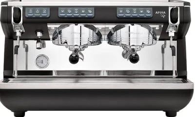 КОФЕМАШИНА РОЖКОВАЯ NUOVA SIMONELLI APPIA LIFE 2 GR V 220V ВЫС.ГР. АВТОМАТ ЧЕРНАЯ