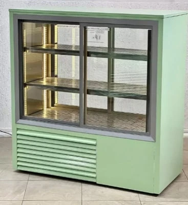 Витрина ВСК-1,2 Регина RAL 6019 /+2-8/ в обрешетке, шт