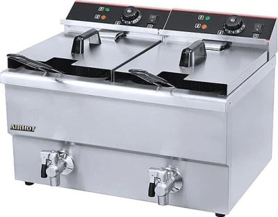 ФРИТЮРНИЦА AIRHOT EF12+12T С КРАНОМ