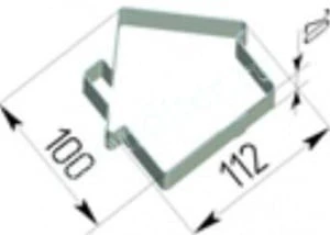 Домик112х110х20 (0,8н/ж), шт