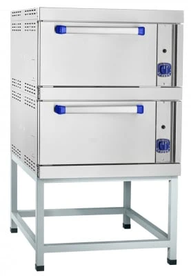 Шкаф жарочный газовый ШЖГ-2, арт. 210000802021, эмалиров. духовка, краш. подставка, лицев. Нерж