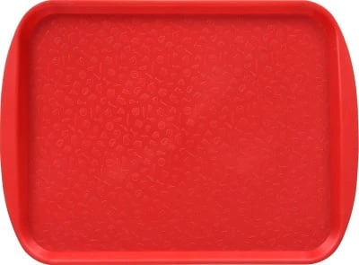 ПОДНОС СТОЛОВЫЙ 415х305 с ручками красный [PS Red 4410]